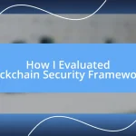 How I Evaluated Blockchain Security Frameworks